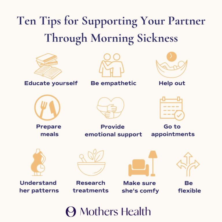 10 Tips for Supporting Your Partner Through Morning Sickness - Mothers Health